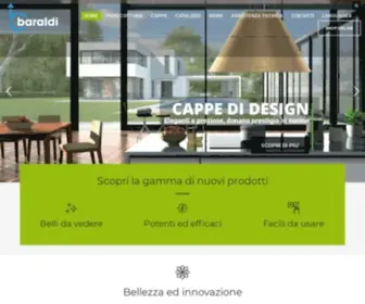 Cappebaraldi.it(CAPPE DA CUCINA) Screenshot