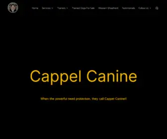 Cappelcanine.com(Cappel Canine) Screenshot