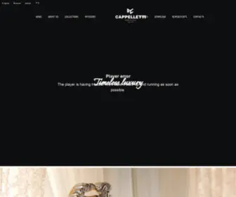 Cappellettisrl.com(Italian Luxury Classic Furniture) Screenshot