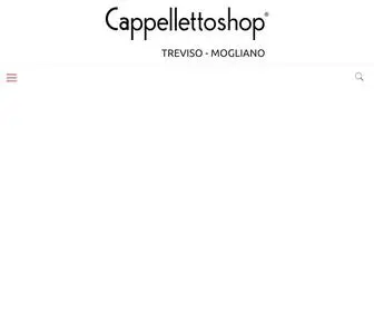 Cappellettoshop.it(Cappelletto treviso) Screenshot