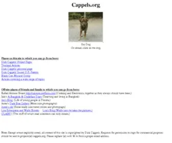 Cappels.org(Dick Cappels entry page) Screenshot