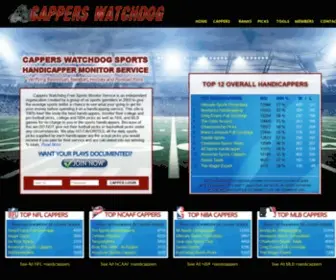 Capperswatchdog.com(Cappers Watchdog Handicapper Monitor Service) Screenshot