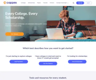 Cappex.com(Find, Research, & Compare Colleges) Screenshot