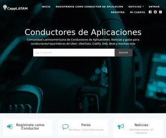 Capplatam.com(Comunidad Latinoamericana de Conductores de Aplicaciones) Screenshot