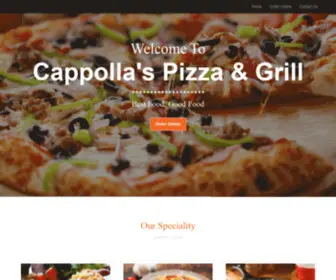 Cappollaspizzangrill.com(Cappolla's Pizza & Grill) Screenshot