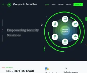 Cappriciosec.com(Cappricio Securities) Screenshot
