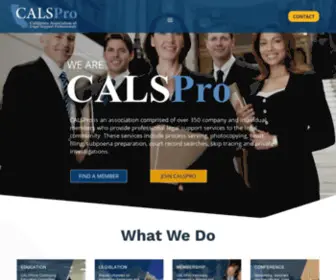 Capps.org(California Association of Legal Support Pros) Screenshot