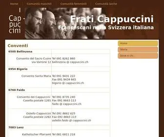 Cappuccini.ch(CAPPUCCINI) Screenshot