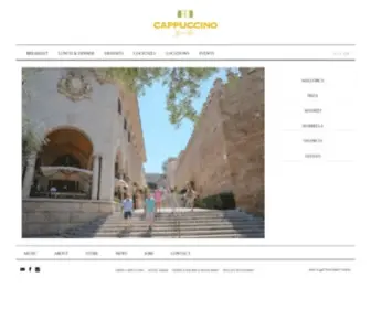 Cappuccinograndcafe.es(Restaurant & Lounge cafe in Mallorca) Screenshot