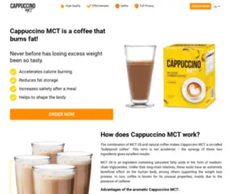 Cappuccinomct.co.uk(Cappuccino MCT) Screenshot