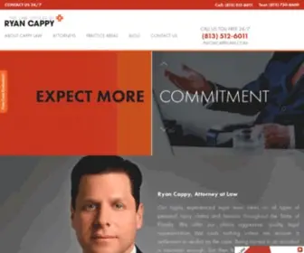 Cappylaw.com(The Law Offices of Ryan Cappy) Screenshot