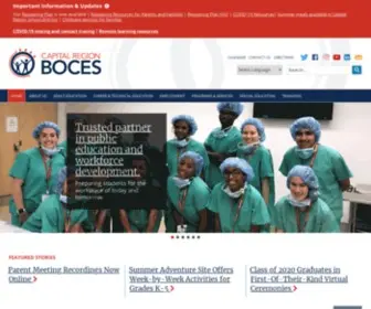Capregboces.org(Capital Region BOCES) Screenshot