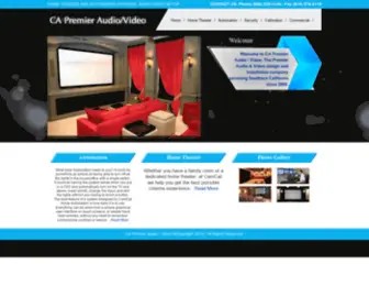 Capremierav.com(CA Premier Audio/Video) Screenshot