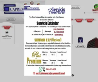 Capreminfra.net(CAPREMINFRA) Screenshot