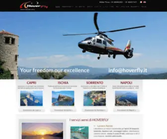 Capri-Helicopters.com(Helicopter transfers and tours for Capri and surroundin area) Screenshot