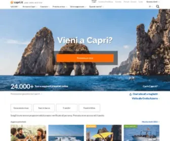 Capri.it(Giro dell'isola di Capri in barca della durata di quasi 2 ore) Screenshot