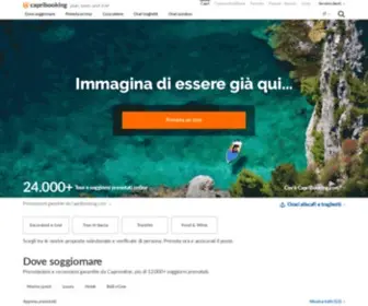 Capribooking.com(Prenota ora il tuo hotel a Capri) Screenshot