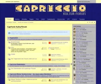 Capriccio-Kulturforum.de(Capriccio Kulturforum) Screenshot