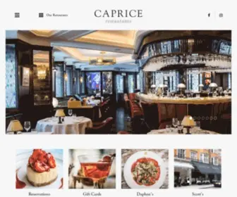 Caprice-Holdings.co.uk(Caprice Holdings) Screenshot