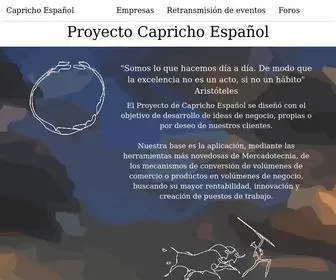 Caprichoespanol.es(Proyecto) Screenshot