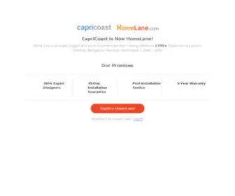 Capricoast.com(Buy Modular Kitchens & Wardrobes Online India) Screenshot