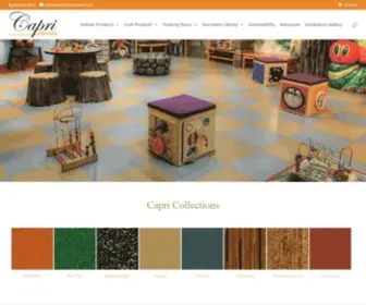 Capricollections.com(Commercial Flooring) Screenshot