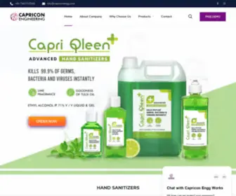 Capricon.in(Goa-based engineering brand with #GlobalReach) Screenshot