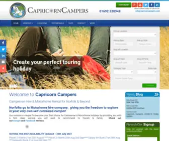 Capricorncampers.com(Capricorn Campers) Screenshot