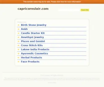 Capricornslair.com(Capricorns Lair) Screenshot