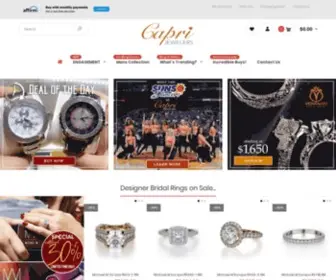 Caprijewelersaz.com(Capri Jewelers) Screenshot