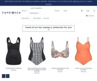 Caprioscaswimwear.com.au(Capriosca Swimwear Australia) Screenshot