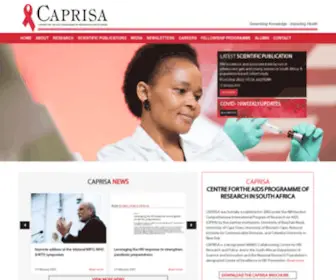 Caprisa.org(Home) Screenshot