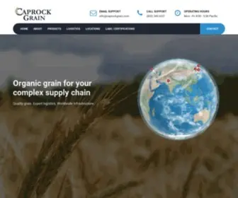 Caprockgrain.com(CapRock Grain) Screenshot