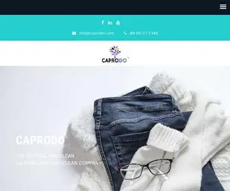 Caprodo.com(Caprodo Dry Cleaners) Screenshot