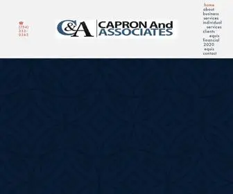 Capronandassociates.com(Capron and Associates LLC) Screenshot