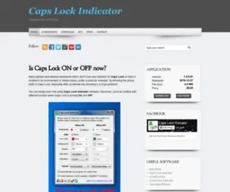 Caps-Lock-Indicator.com(Caps Lock Indicator) Screenshot