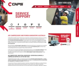 Caps.com.au(Compressed Air Dryer & Pressure Vessels) Screenshot