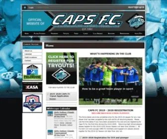 Capsfc.org(CAPS FC) Screenshot