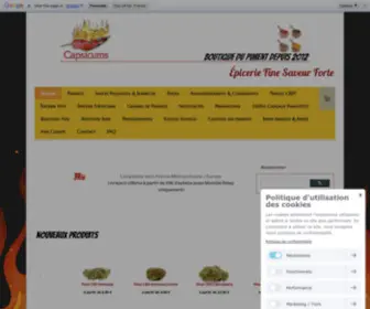Capsicums.fr(Site Officiel) Screenshot