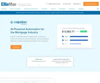 Capsilon.com(Ellie Mae) Screenshot