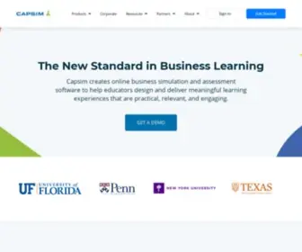 Capsim.com(Business Simulation and Assessment Technology) Screenshot