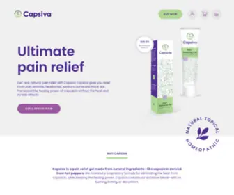 Capsiva.com(Natural Pain Relief Gel) Screenshot