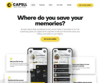 Capsll.app(Save Your Story) Screenshot