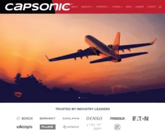 Capsonic.com(Insert Molding and Electromechanical Assembly) Screenshot