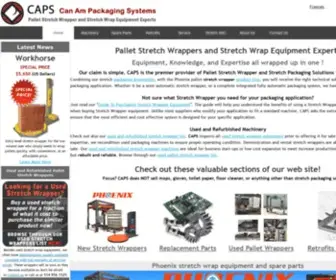 Capspackaging.com(Stretch Wrapper) Screenshot