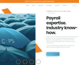 Capspayroll.com(Payroll for Commercials and Live Events) Screenshot