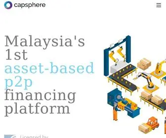 Capsphere.com.my(M'sia's 1st Asset) Screenshot