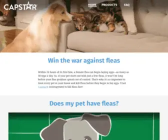 Capstarpet.com(Capstar for Dogs & Cats) Screenshot