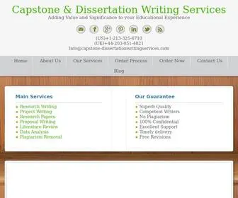 Capstone-Dissertationwritingservices.com(Capstone & Dissertation Writing Services) Screenshot