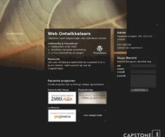 Capstone.nl(WordPress specialisten in Utrecht) Screenshot